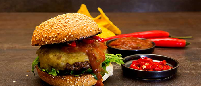 Mexican Hot Chilli Burger  Single 