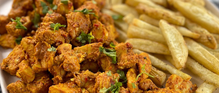 Kids Chicken Pakora & Chips 