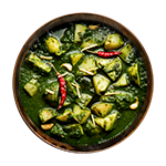 Potato & Spinach Curry 